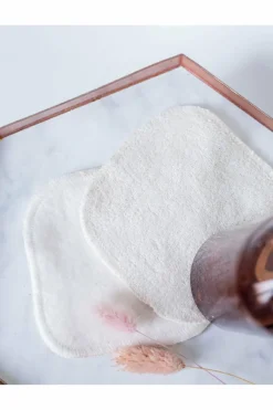 Online Bachca 7 carrés démaquillants réutilisables + filet de lavage