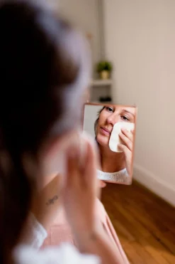 Online Bachca 7 carrés démaquillants réutilisables + filet de lavage