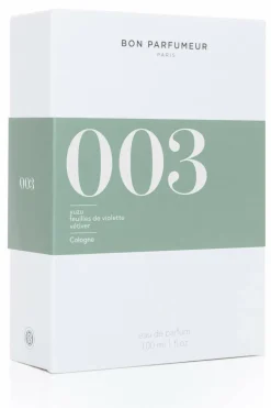 Bon Parfumeur Paris 003 Yuzu feuille de violette vétiver Eau de Cologne