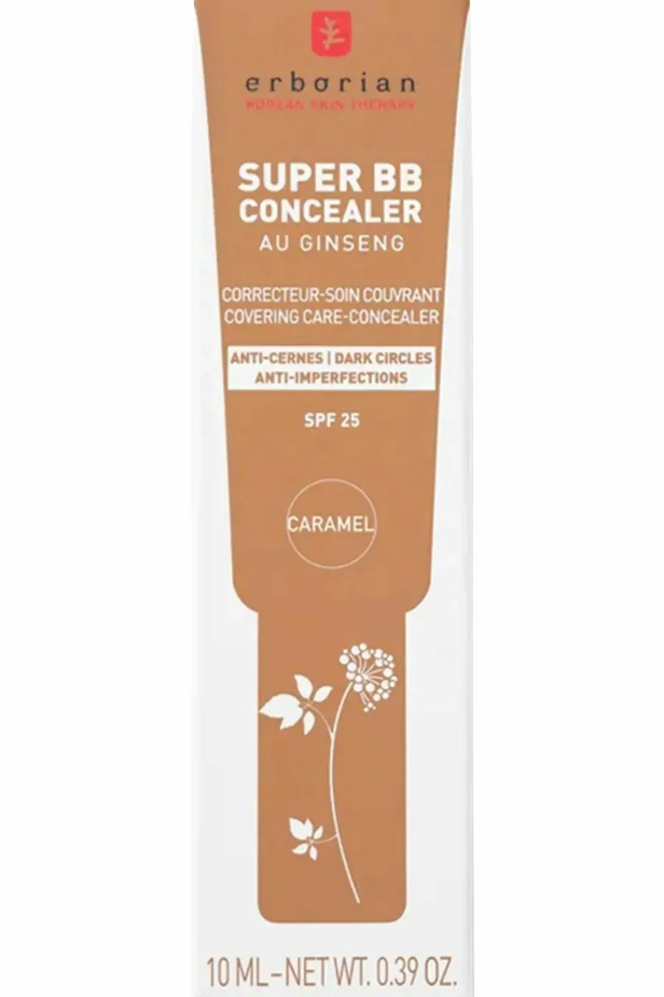 Clearance Erborian Anticernes Super BB concealer SPF25 teinte Caramel