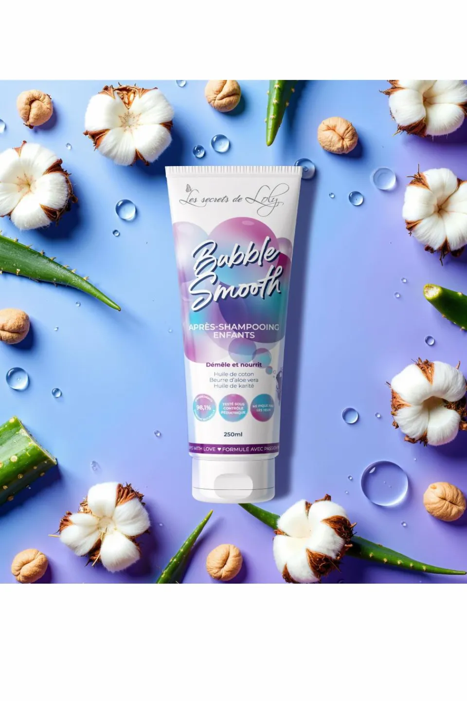 Hot Les Secrets de Loly Après-shampoing enfant Bubble Smooth