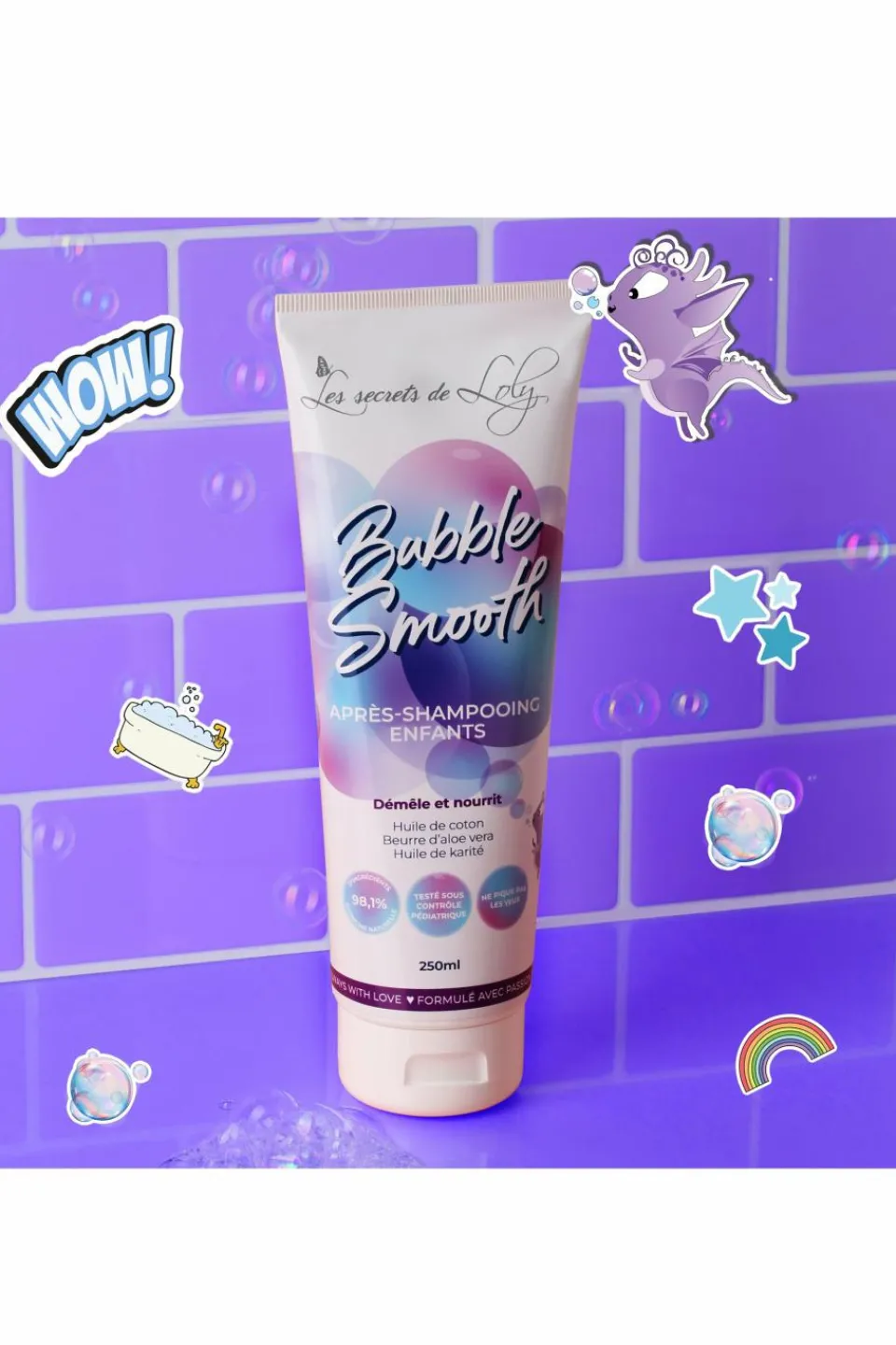 Hot Les Secrets de Loly Après-shampoing enfant Bubble Smooth