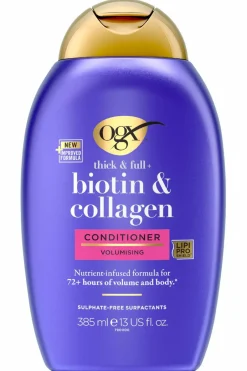 Clearance OGX Après-shampoing revitalisant à la biotine et au collagène