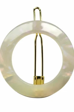 Clearance Bachca Barrette ronde nacre
