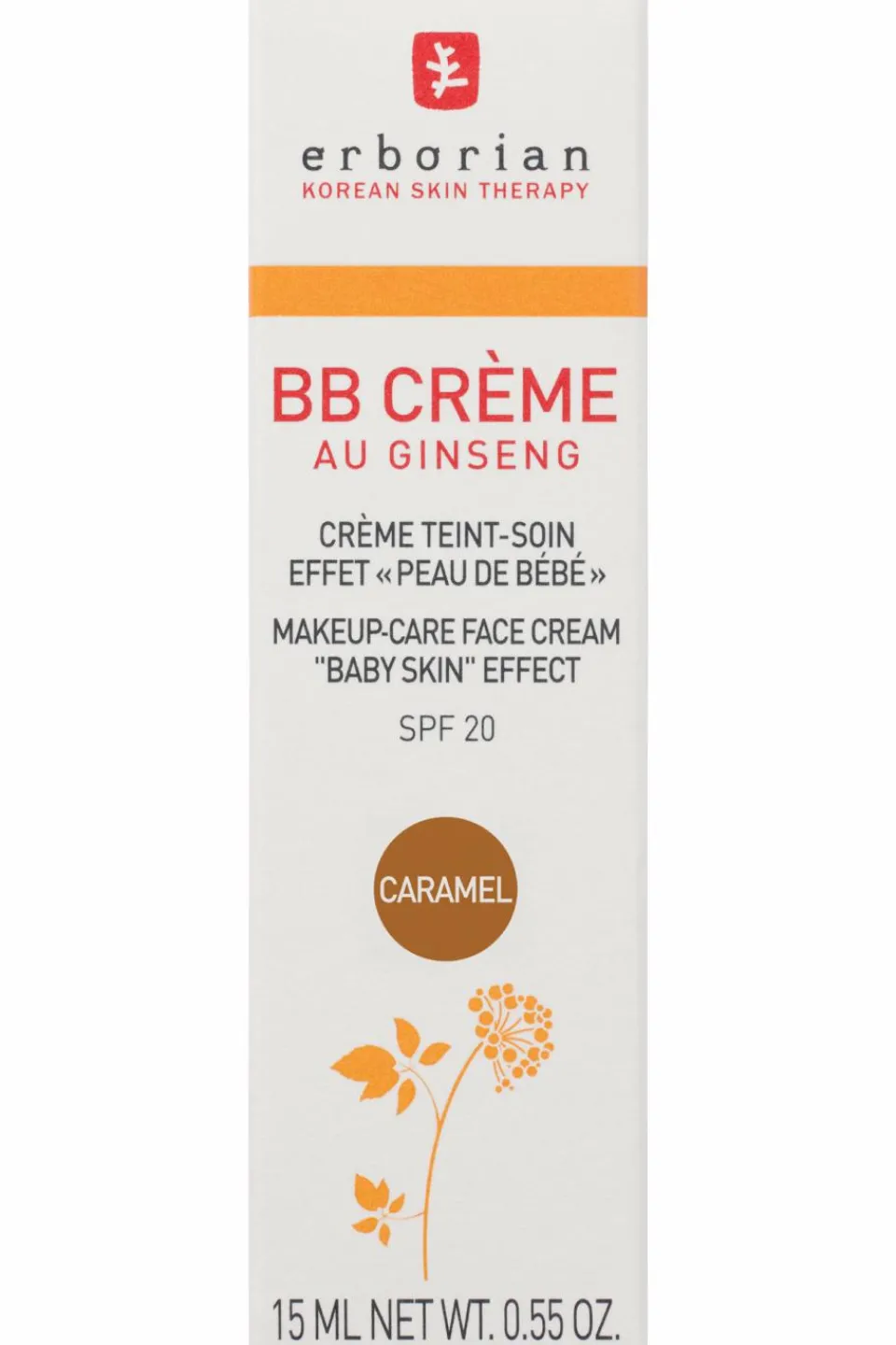 New Erborian BB Crème au Ginseng SPF20 Caramel