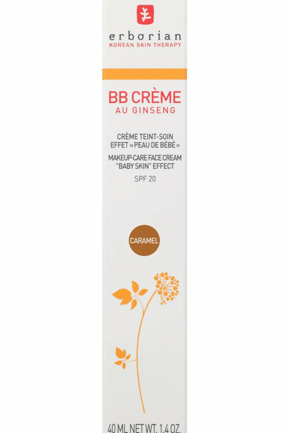 New Erborian BB Crème au Ginseng SPF20 Caramel
