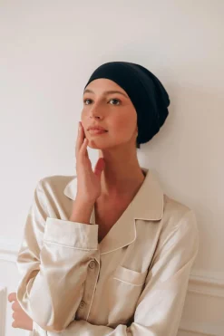 Sale ChillSilk Bonnet de nuit noir