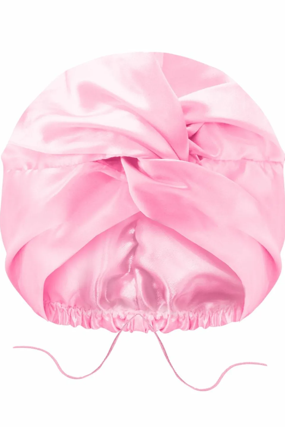New GLOV Bonnet double épaisseur en satin rose