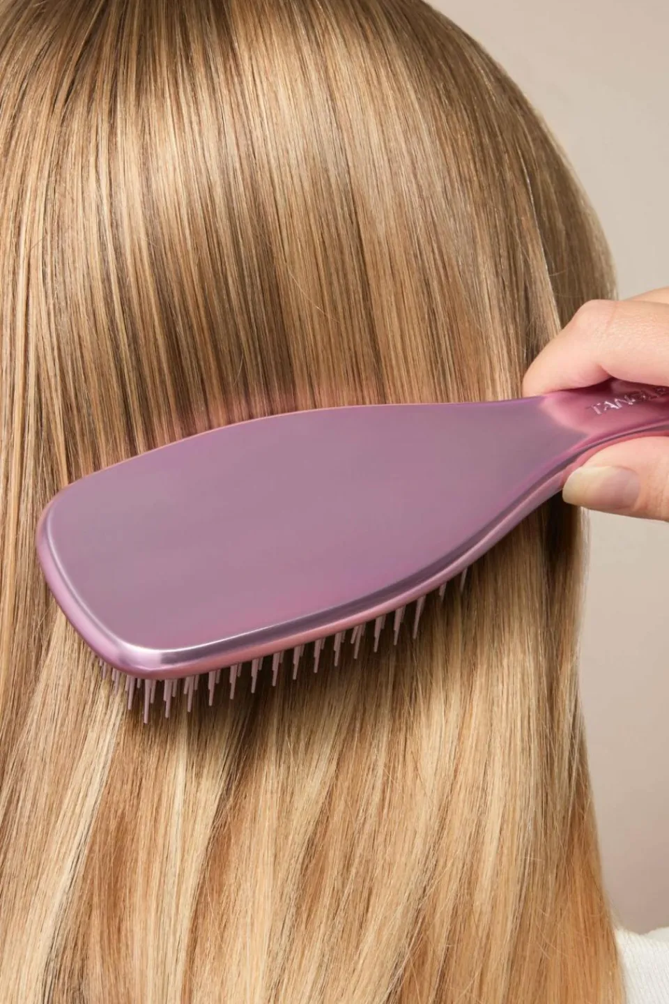New Tangle Teezer Brosse à cheveux chrome mauve copper