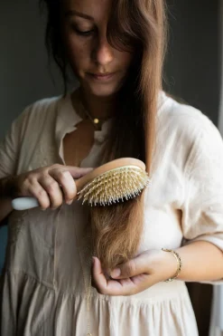 Discount Bachca Brosse démêlante en nylon et soies de sanglier