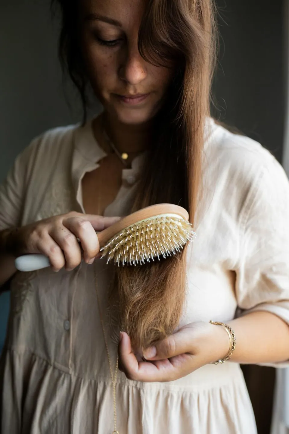 Discount Bachca Brosse démêlante en nylon et soies de sanglier