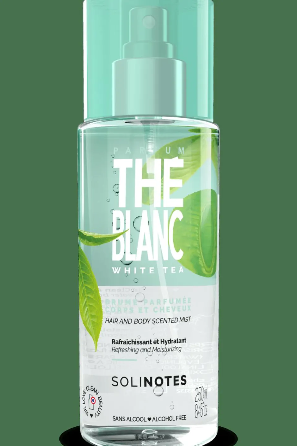 Hot Solinotes Brume parfumée corps & cheveux Thé blanc