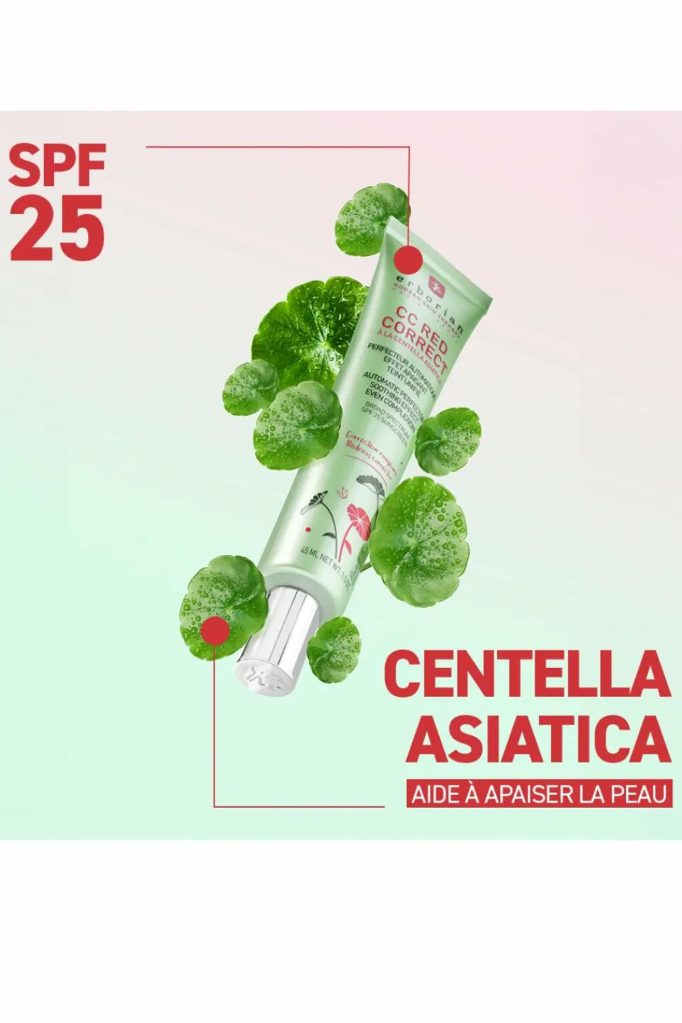 Online Erborian CC Red Correct SPF25