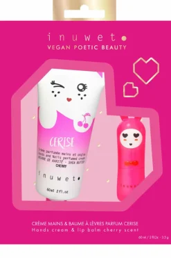 Best Inuwet (In Unicorn We Trust) Coffret crème mains & baume à lèvres cerise