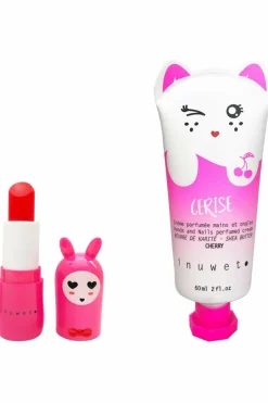 Best Inuwet (In Unicorn We Trust) Coffret crème mains & baume à lèvres cerise