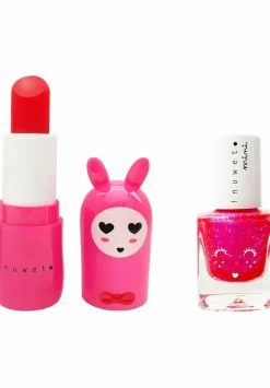 Sale Inuwet (In Unicorn We Trust) Coffret enfant duo baume & vernis Rose fushia