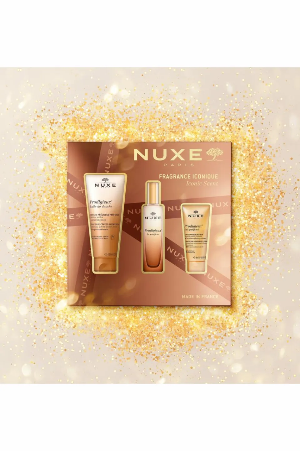 Clearance Nuxe Coffret Noël parfum Le prodigieux avec un soin offert