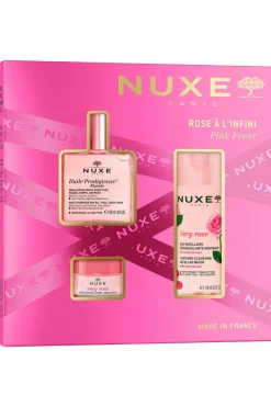 Hot Nuxe Coffret Noël soin visage rose avec l’huile prodigieuse florale 50ml et un soin offert