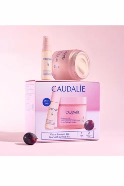 Sale Caudalie Coffret resveratrol lift cachemire avec un mini sérum liftant offert