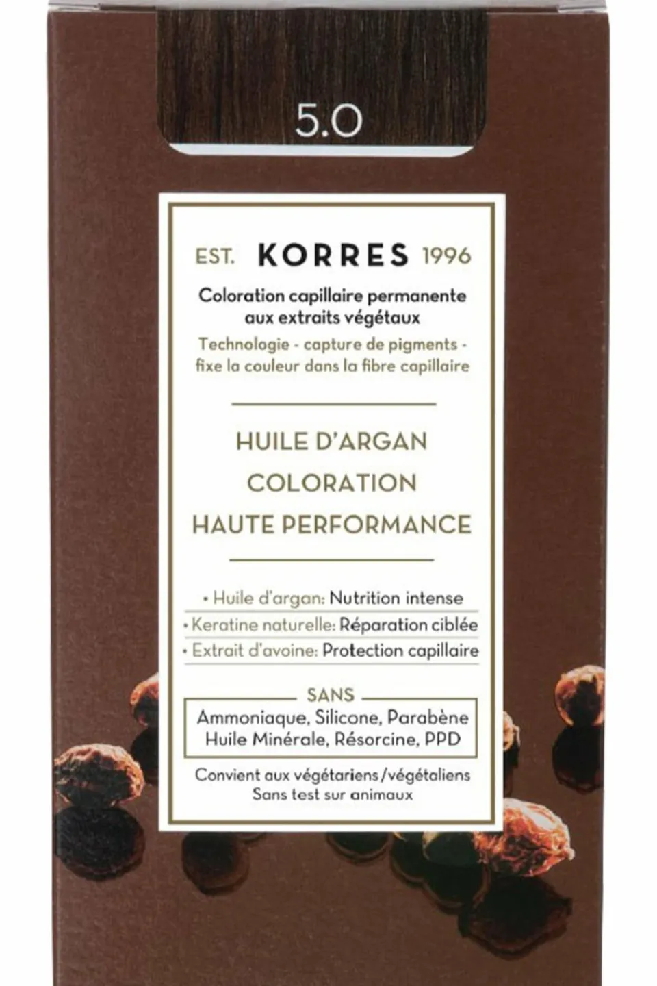 Best Korres Coloration permanente huile d’argan