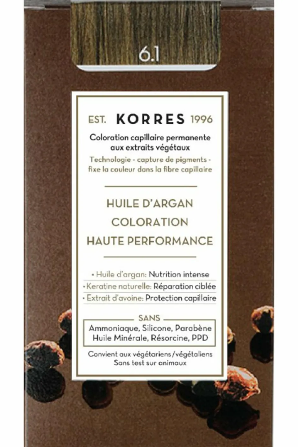 Best Korres Coloration permanente huile d’argan