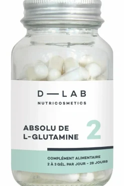New D-LAB Nutricosmetics Complément alimentaire digestion Absolu de L-Glutamine