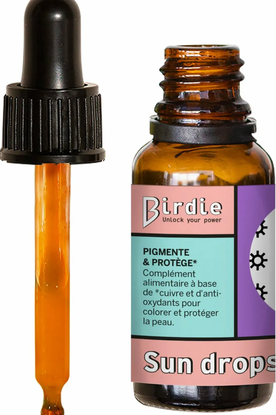 Online Birdie Complément alimentaire élixir Sun Drops