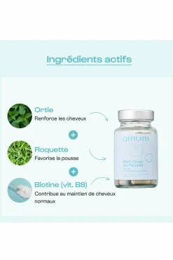 Outlet Omum Compléments Alimentaires croissance cheveux Mon Coup de Pousse Nutricosmétique