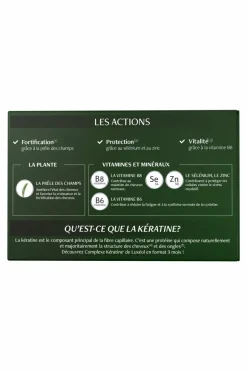 Hot Luxéol Compléments alimentaires vitalité cheveux et ongles à la kératine