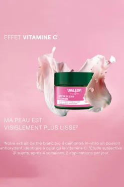 Clearance Weleda Crème de jour lissante rose musquée & thé blanc