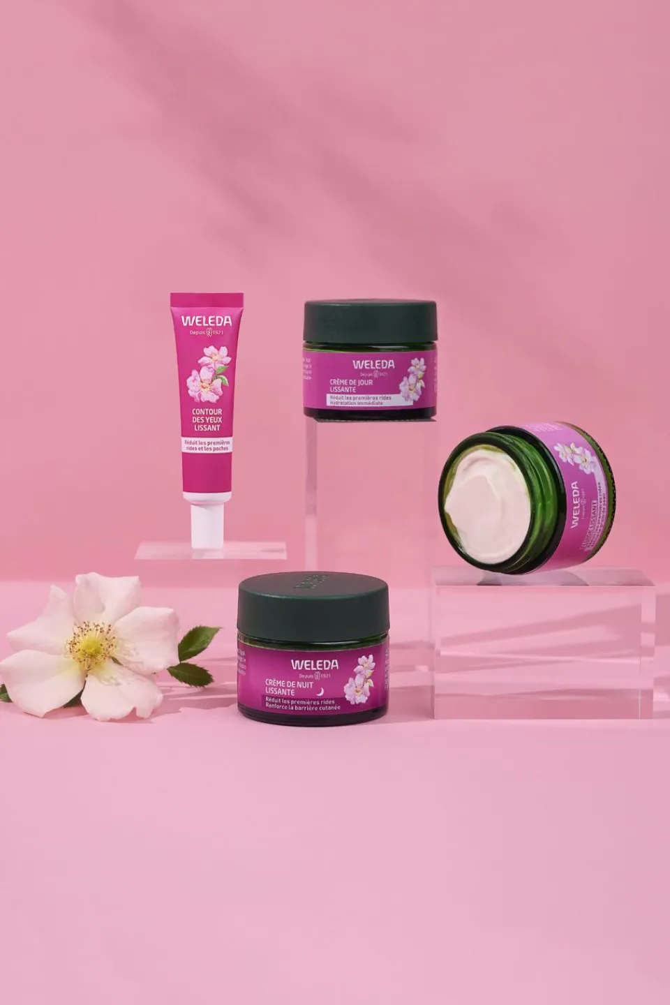 Clearance Weleda Crème de jour lissante rose musquée & thé blanc