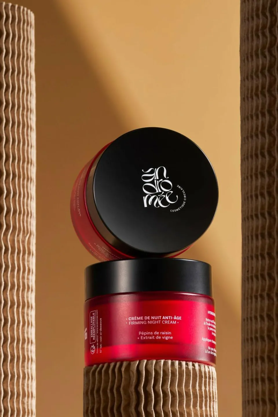 Hot Andromée Crème de nuit anti-âge au raisin et extrait de vigne