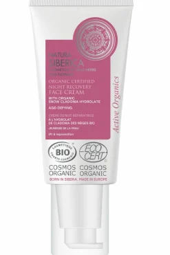 Natura Siberica Crème de nuit Bio réparatrice jeunesse de la peau à la Cladonia des Neiges