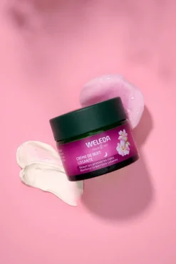 Hot Weleda Crème de Nuit lissante Rose musquée & Thé blanc