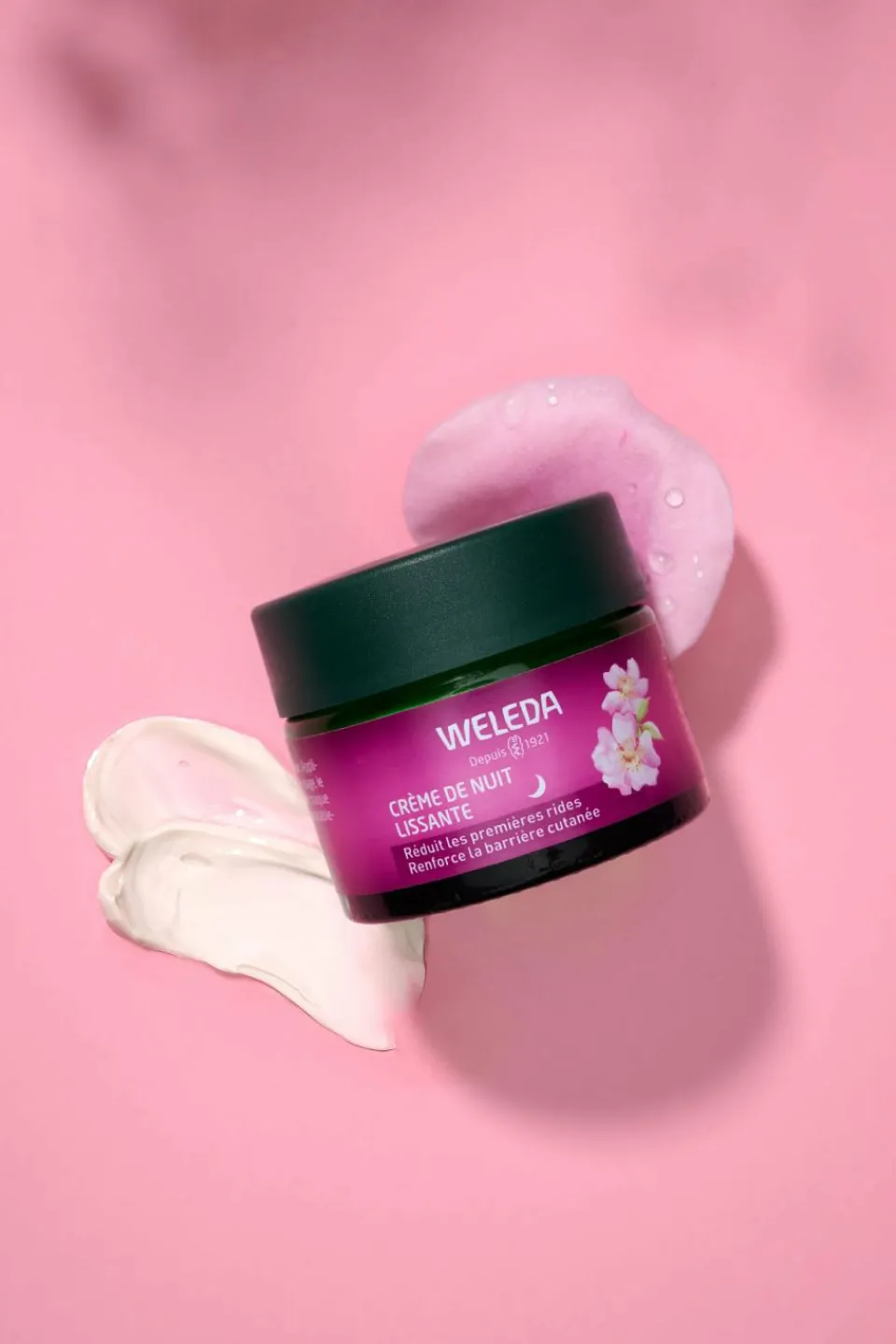Hot Weleda Crème de Nuit lissante Rose musquée & Thé blanc