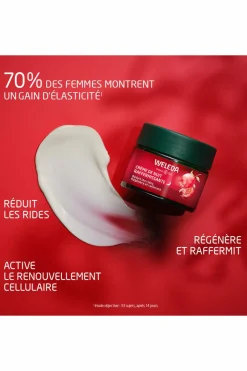 New Weleda Crème de nuit raffermissante grenade et peptides de maca