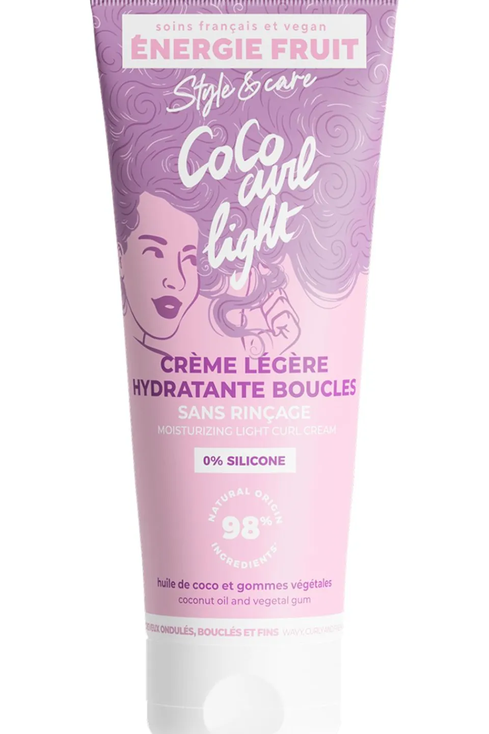 Sale Energie Fruit Crème légère hydratante pour cheveux bouclés
