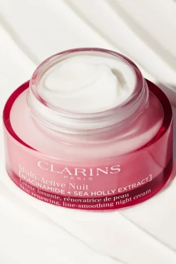 New Clarins Crème lissante Multi-Active Nuit tous types de peaux