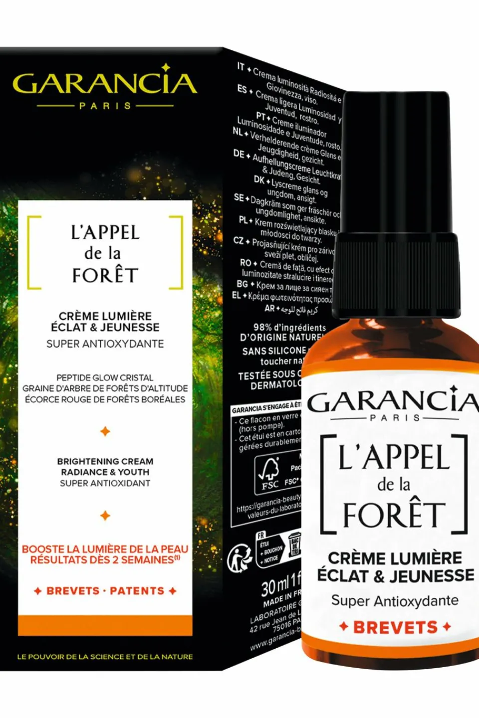 Hot Garancia Crème lumière Eclat & Jeunesse L’Appel de la forêt