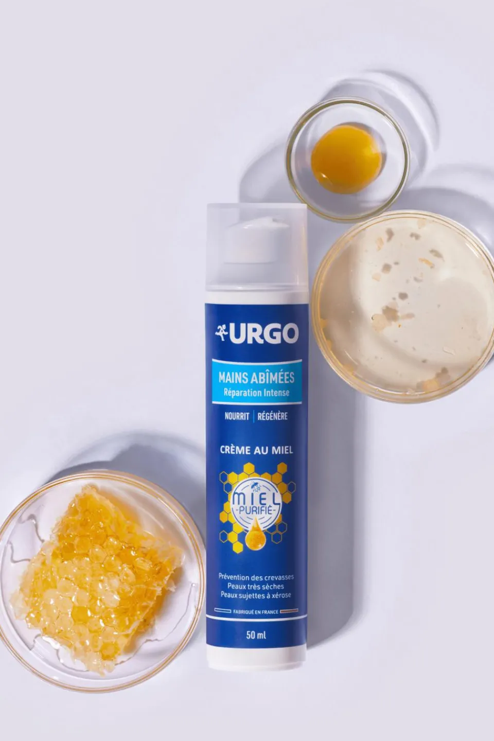 URGO Crème mains réparation Intense au miel