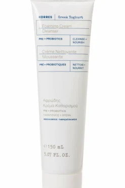 Hot Korres Crème nettoyante moussante aux probiotiques et yaourt grec