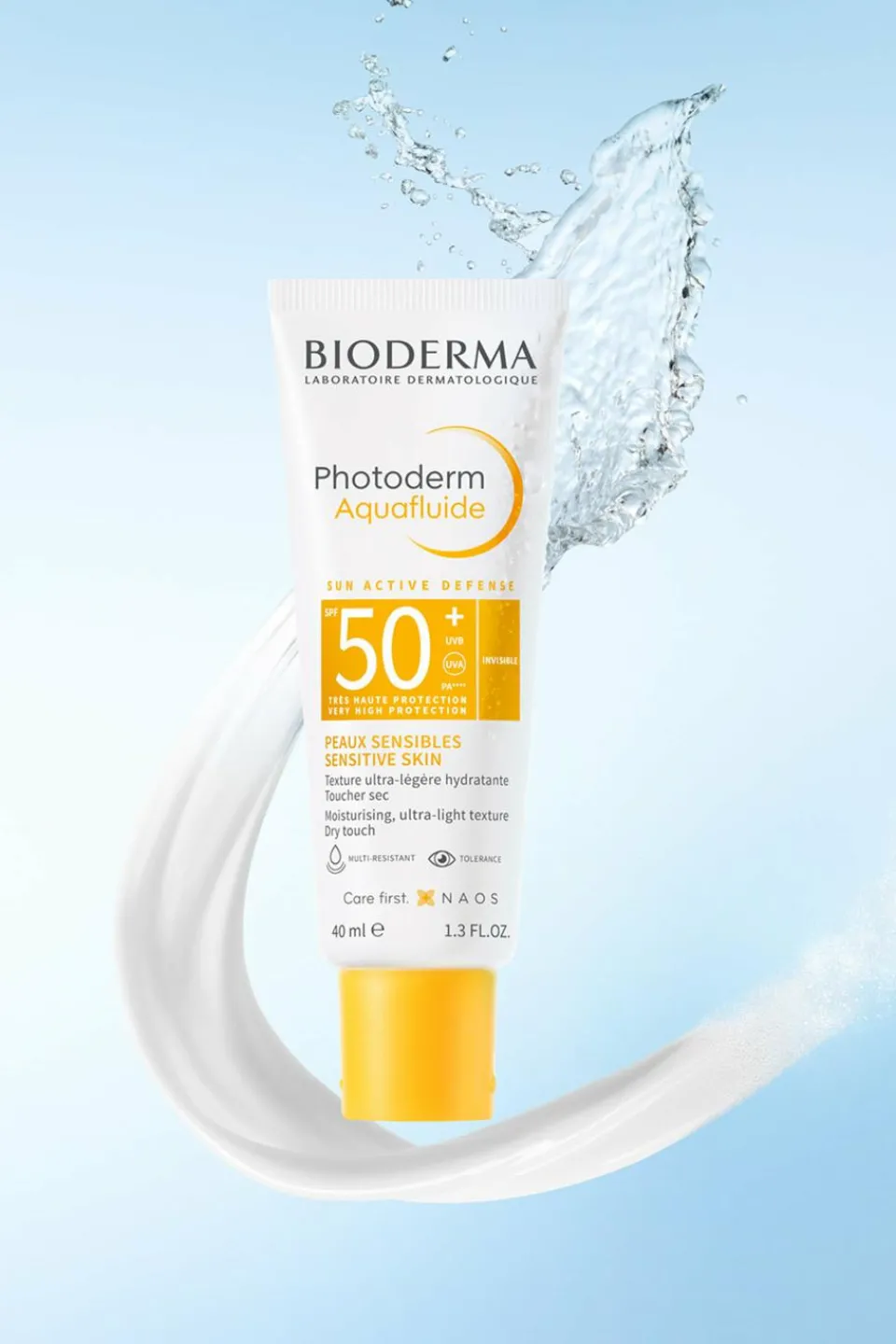 Hot Bioderma Crème solaire visage Photoderm Aquafluide SPF50+