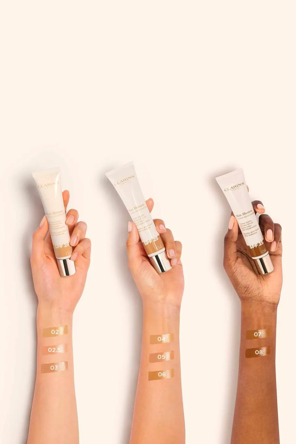 Discount Clarins Crème teintée SPF25 Skin Illusion Tinted Moisturizer