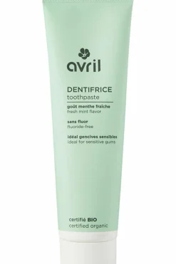 New Avril Dentifrice à la menthe sans fluor
