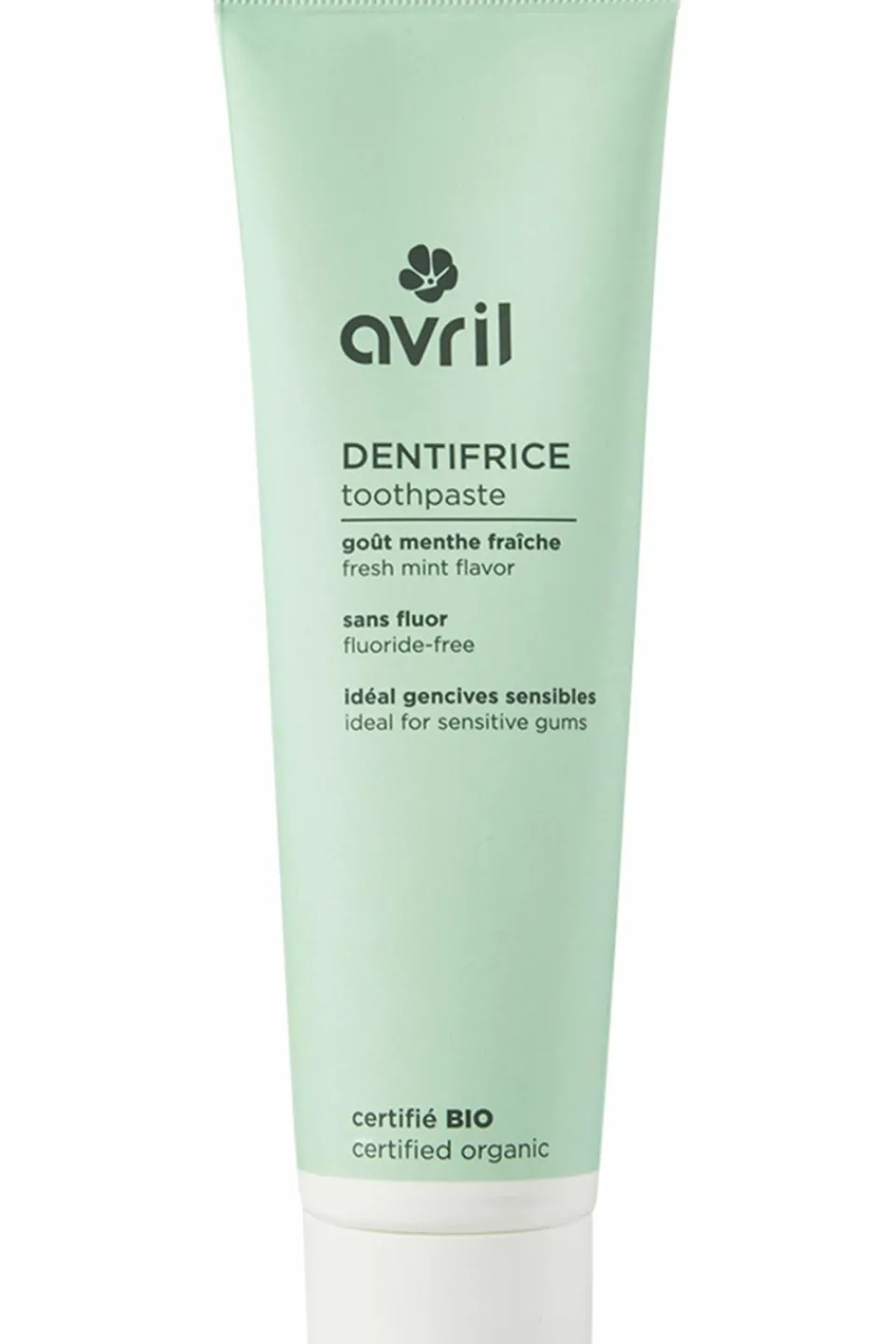 New Avril Dentifrice à la menthe sans fluor
