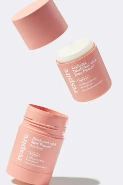 Online Respire Déodorant en stick solide Rose Pivoine rechargeable