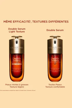 Outlet Clarins Double sérum anti-âge Light texture légère