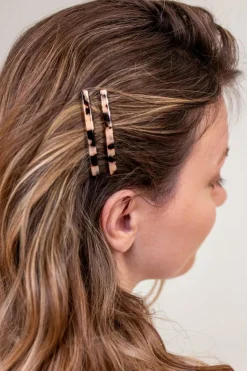 Outlet Bachca Duo de barrettes écaille