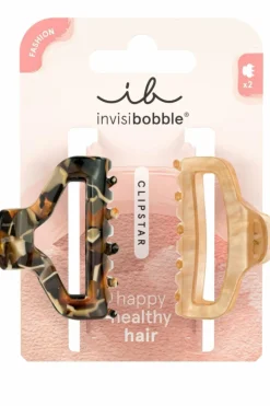 Hot Invisibobble Duo de pinces Golden Roar