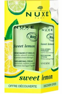 Sale Nuxe Duo gourmand mains & lèvres Sweet Lemon